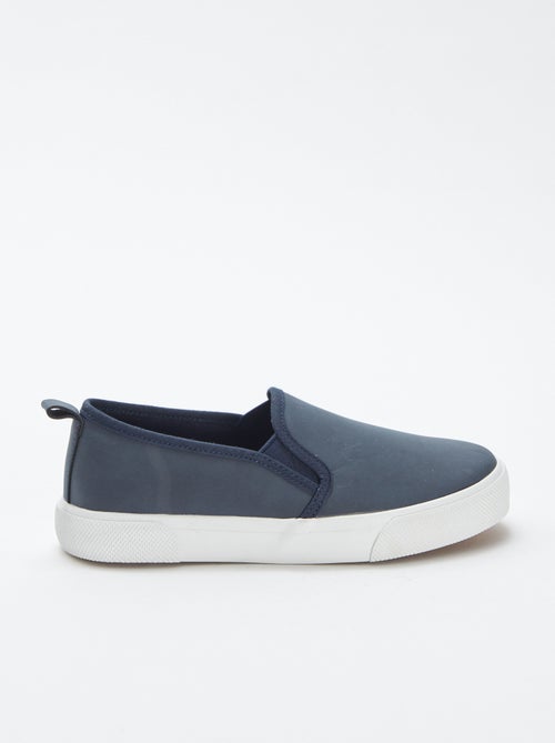 Sneakers slip-on in finto camoscio - Kiabi
