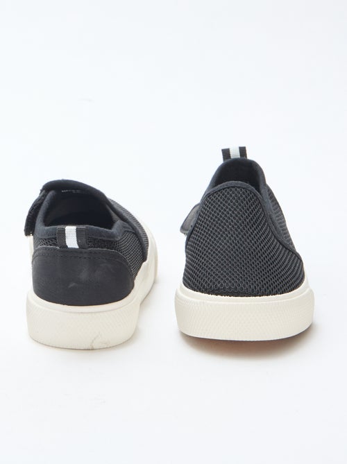 Sneakers slip-on in mesh tinta unita - Kiabi