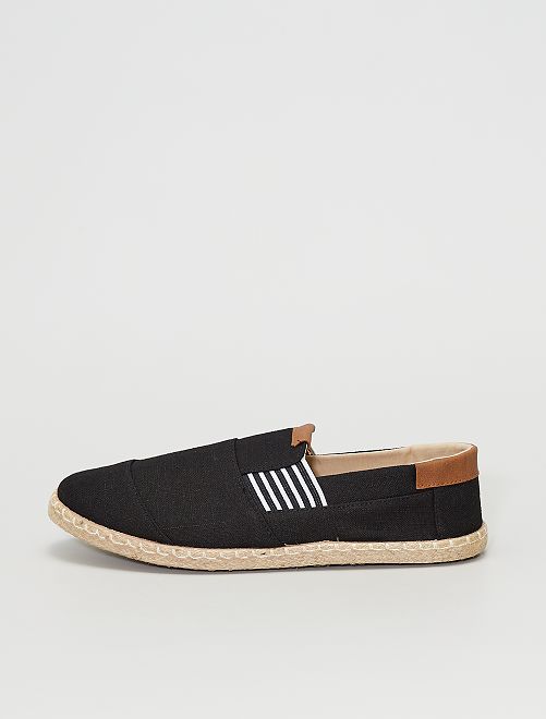 Sneakers slip-on in tela - nero - Kiabi - 16.00€