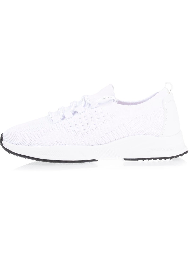 Sneakers slip-on, morbida e leggera, con lacci Bianco - Kiabi