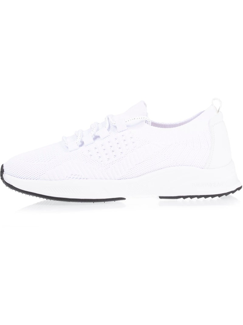 Sneakers slip-on, morbida e leggera, con lacci  Isotoner Bianco - Kiabi