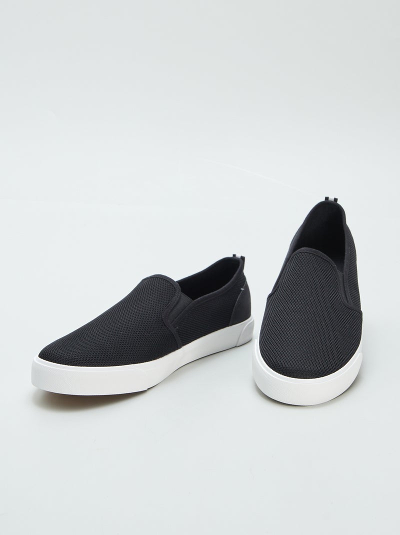 Sneakers slip-on NERO - Kiabi