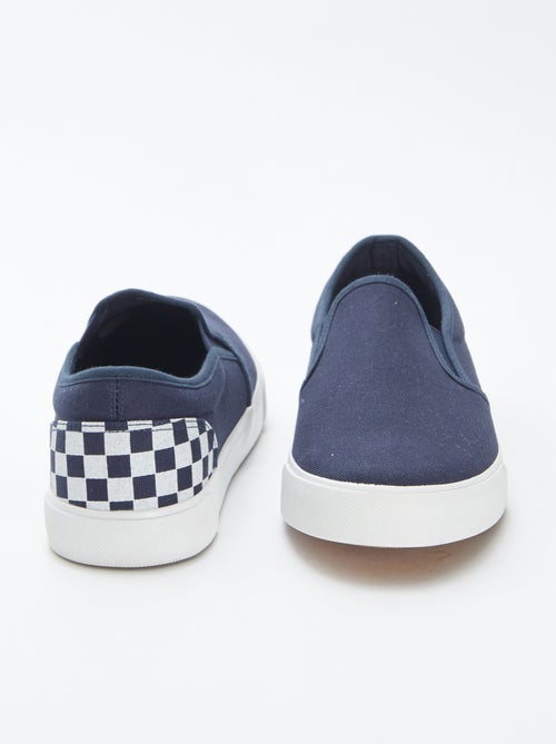 Sneakers slip-on quadrettate - Kiabi