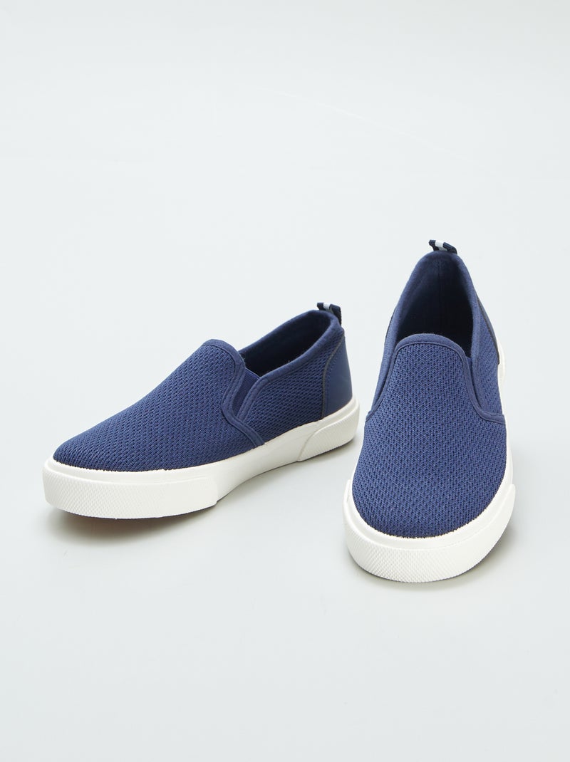 Sneakers slip-on sneakers in tessuto - sneakers in tessuto - BLU - Kiabi