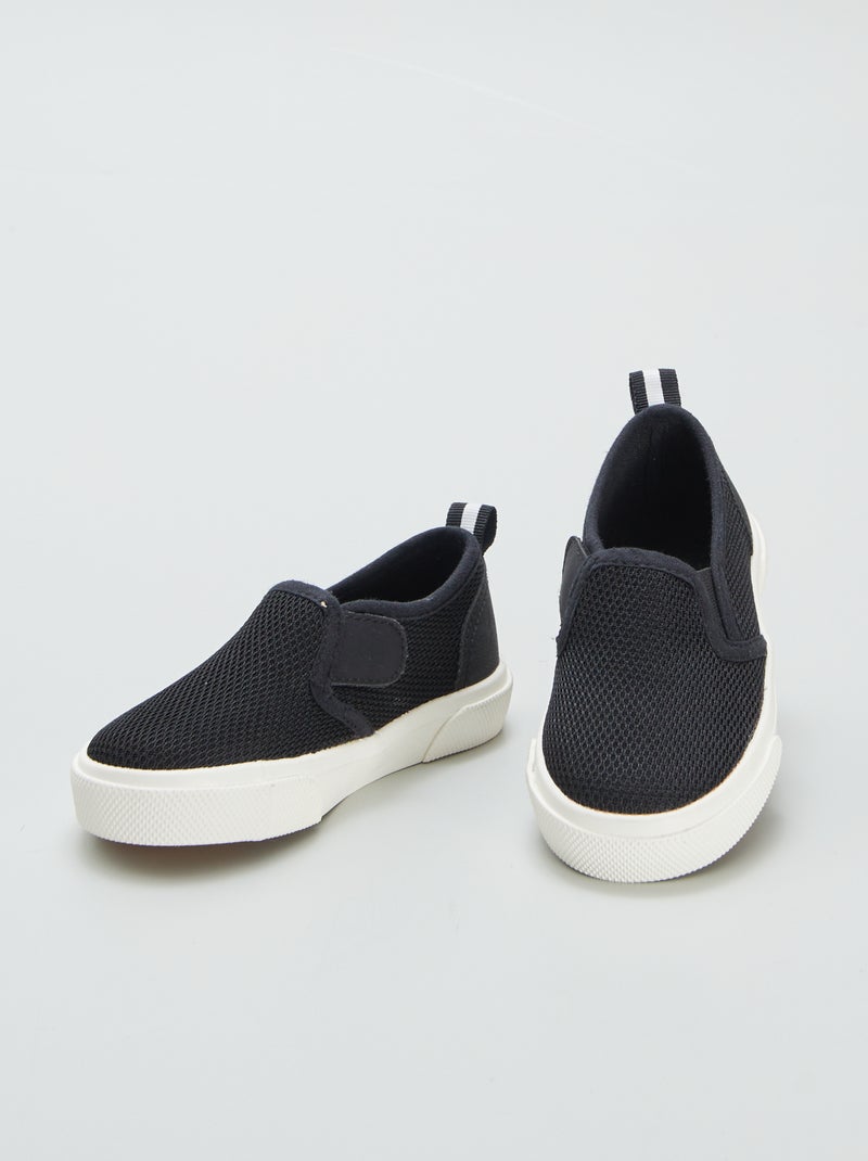 Sneakers slip-on sneakers in tessuto - sneakers in tessuto - NERO - Kiabi