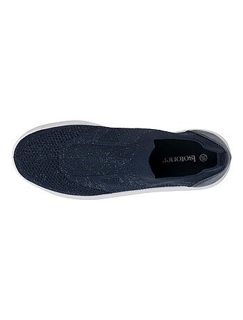 Sneakers slip-on, suola con plateau, comoda, flessibile e leggera Isotoner