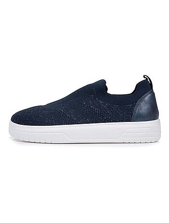 Sneakers slip-on, suola con plateau, comoda, flessibile e leggera Isotoner