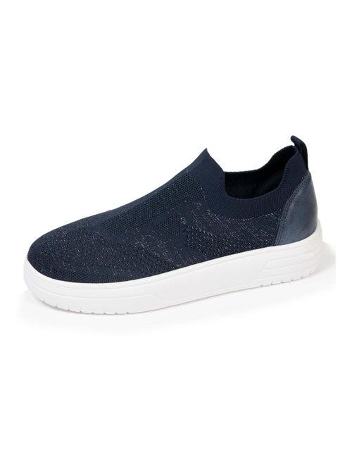 Sneakers slip-on, suola con plateau, comoda, flessibile e leggera  Isotoner - Kiabi