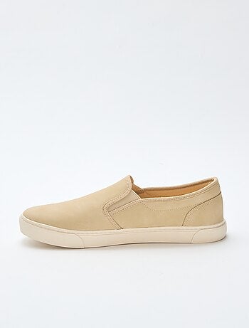 Sneakers slip-on tipo scamosciato