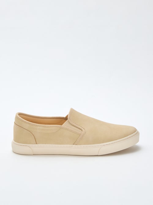 Sneakers slip-on tipo scamosciato - Kiabi