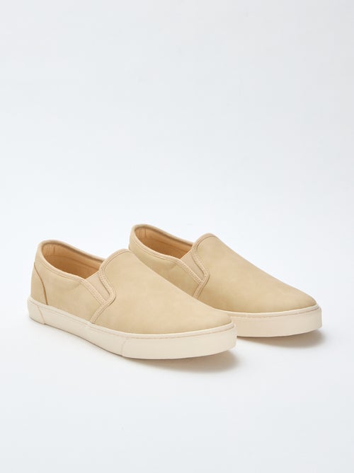 Sneakers slip-on tipo scamosciato - Kiabi