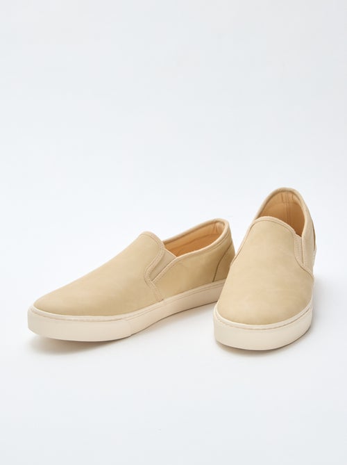 Sneakers slip-on tipo scamosciato - Kiabi
