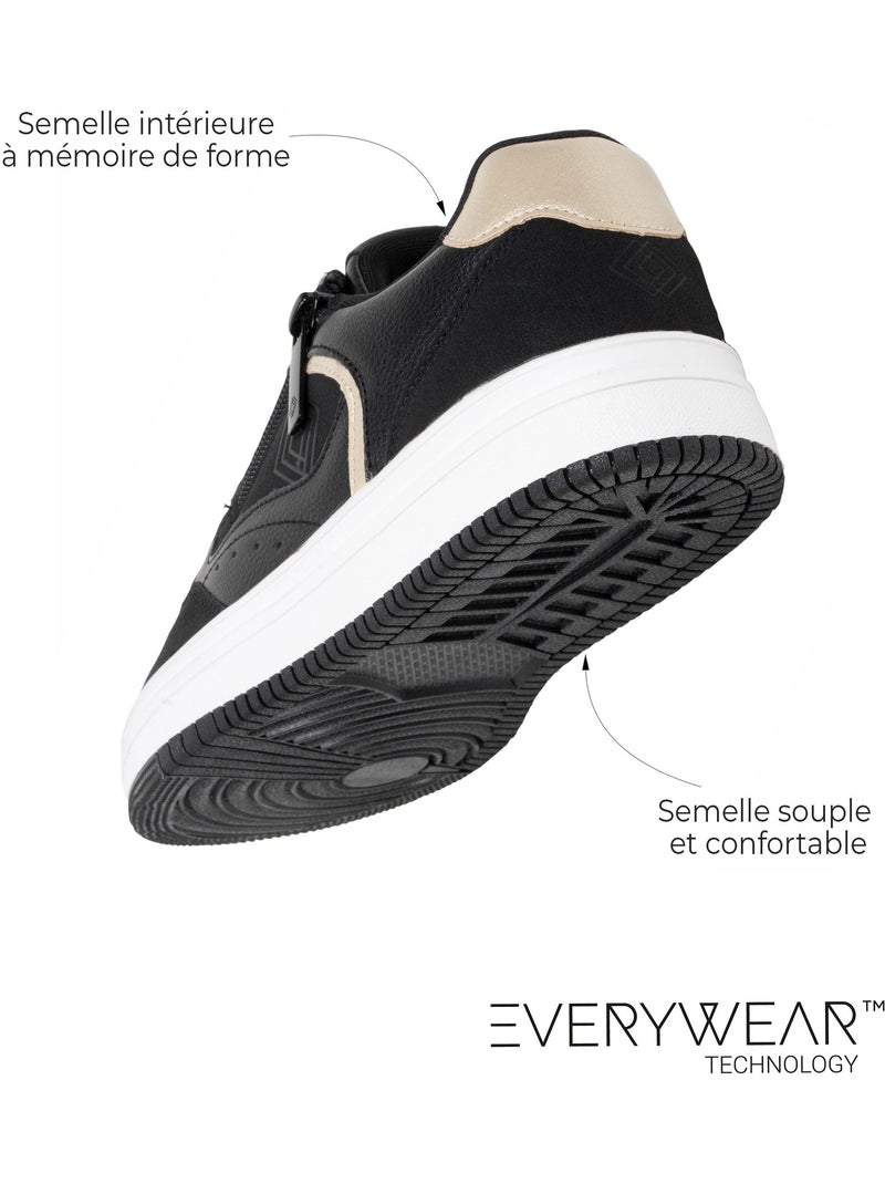 Sneakers soletta in schiuma everywear con memoria di forma Bianco - Kiabi
