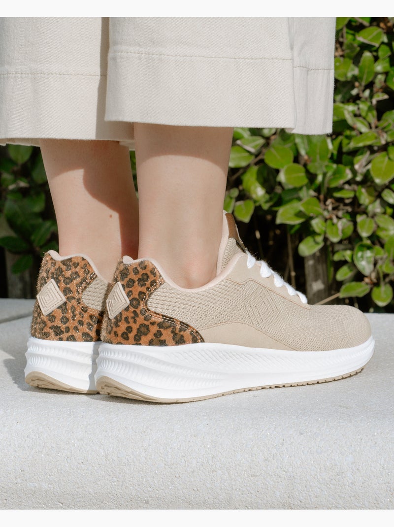 Sneakers soletta in schiuma everywear con memoria di forma isotoner Beige - Kiabi