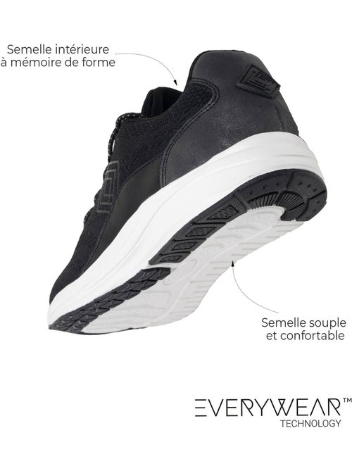 Sneakers soletta in schiuma everywear con memoria di forma isotoner - Kiabi Sneakers soletta in schiuma everywear con memoria di forma isotoner - Kiabi