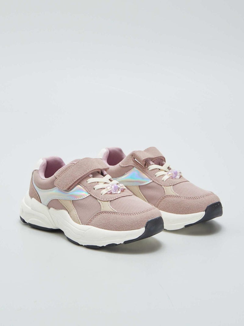 Sneakers sportive beige - Kiabi