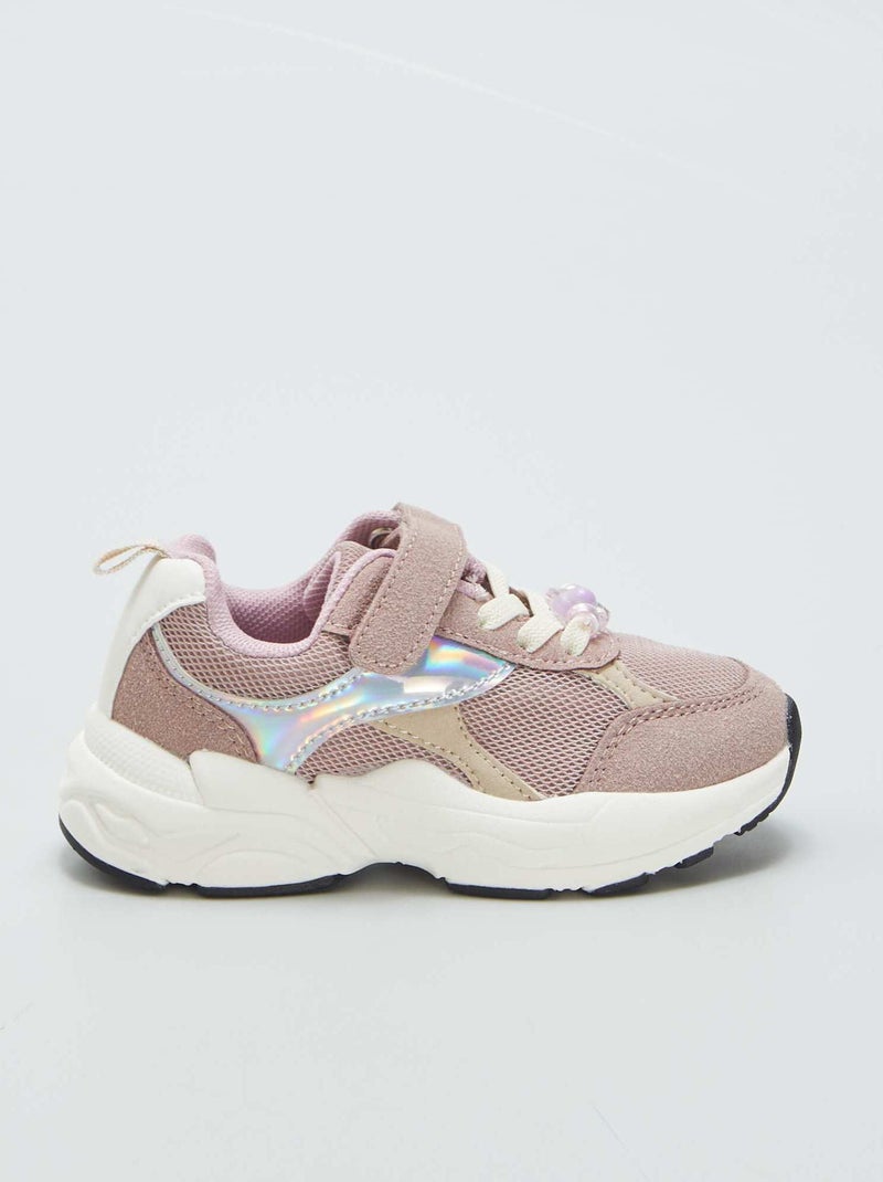 Sneakers sportive beige - Kiabi