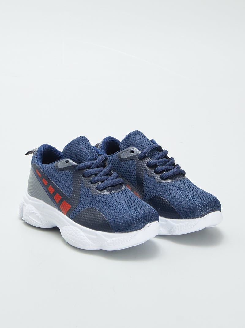 Sneakers sportive in mesh BLU - Kiabi