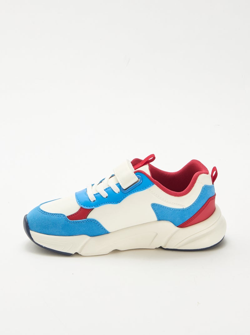 Sneakers stile running "Captain America" Bianco - Kiabi