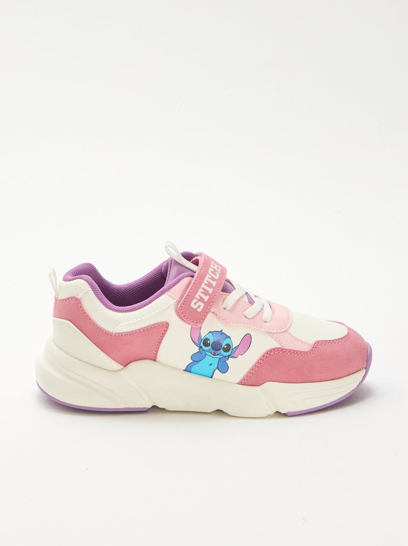 Sneakers stile running 'Stitch' Bianco - Kiabi