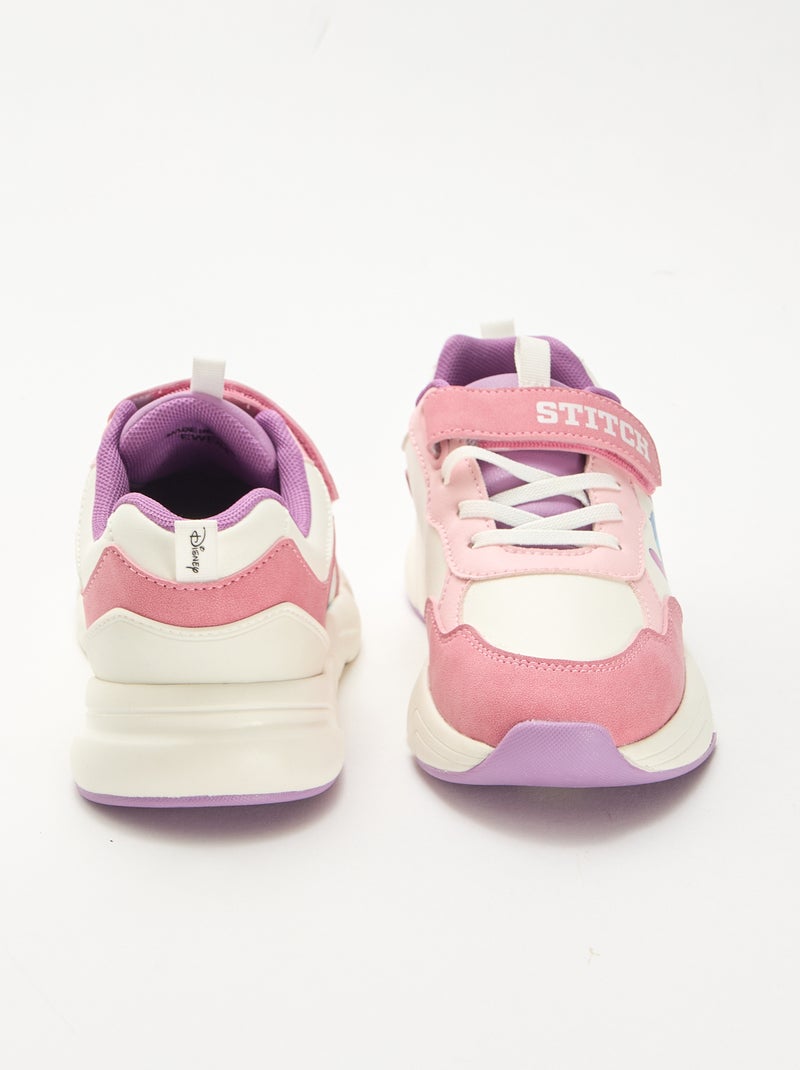 Sneakers stile running 'Stitch' Bianco - Kiabi