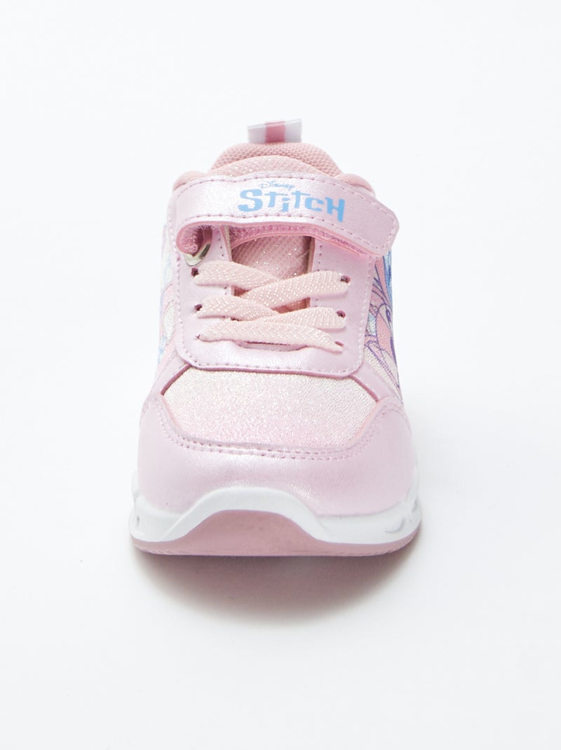 Sneakers 'Stitch' 'Disney' con suole luminose ROSA - Kiabi