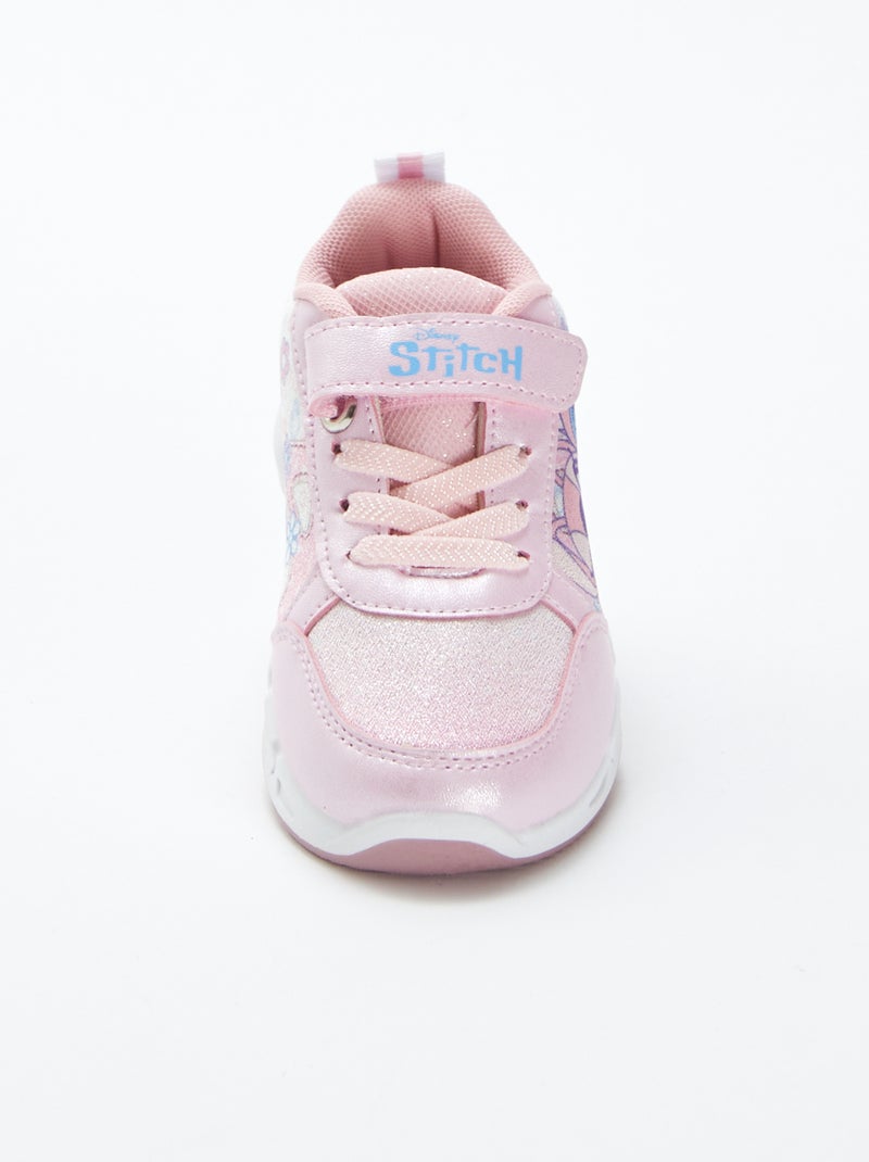 Sneakers 'Stitch' 'Disney' con suole luminose ROSA - Kiabi