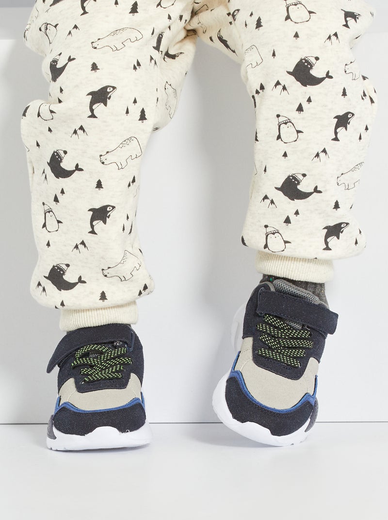 Sneakers tipo running blu navy - Kiabi