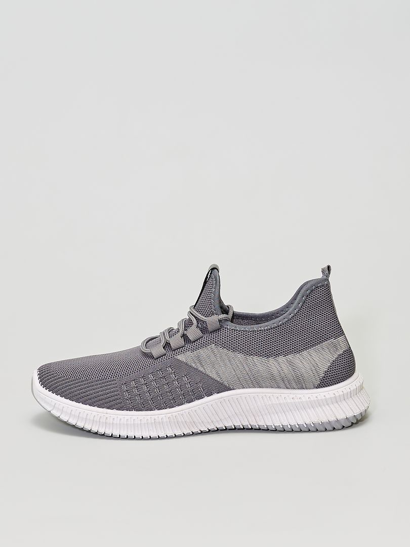 Sneakers tipo running grigio - Kiabi