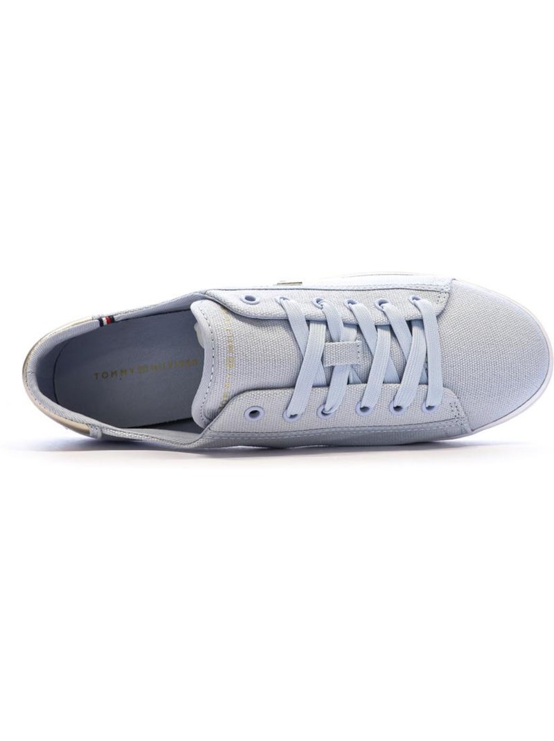 Sneakers Tommy Hilfiger da Donna in Tela Blu - Kiabi