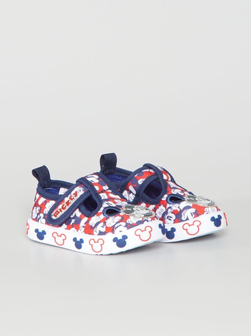 Sneakers 'Topolino' con strappi blu - Kiabi