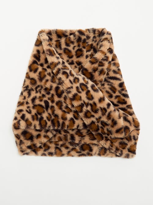 Snood caldo leopardato - Kiabi