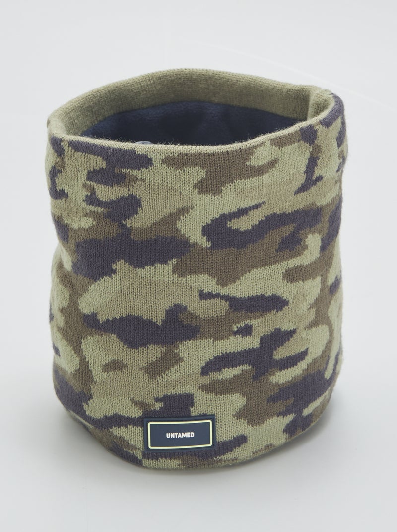 Snood con stampa 'mimetica' militare - Kiabi