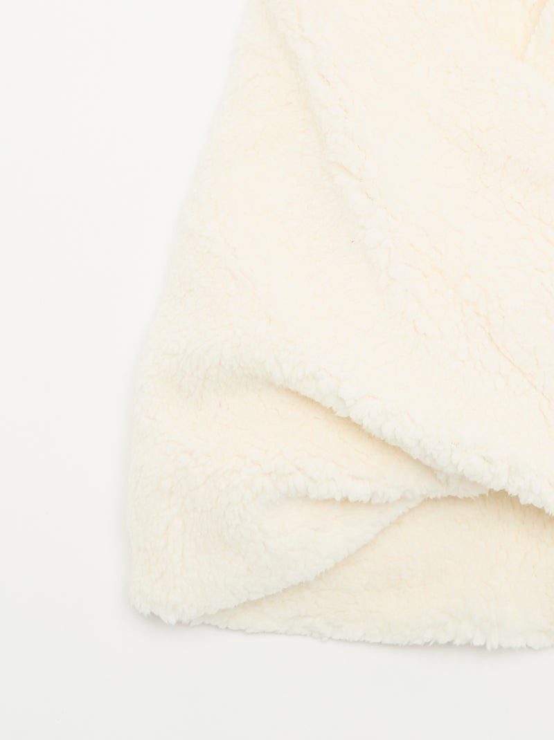 Snood effetto montone Bianco - Kiabi
