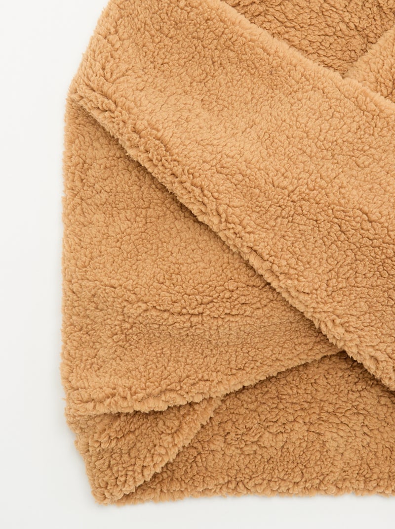 Snood effetto montone Marrone - Kiabi