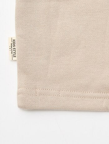 Snood in felpa tinta unita