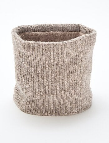 Snood in maglia tinta unita