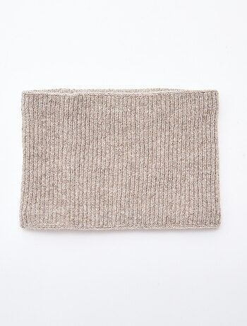 Snood in maglia tinta unita