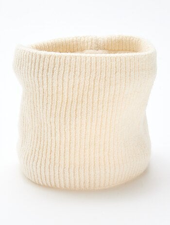 Snood in maglia tinta unita