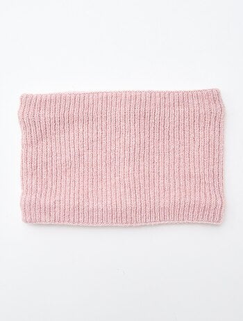 Snood in maglia tinta unita