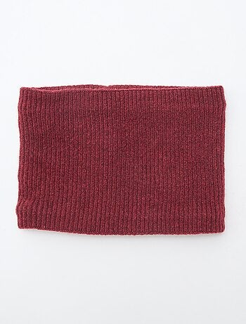 Snood in maglia tinta unita