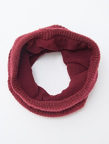 Snood in maglia tinta unita