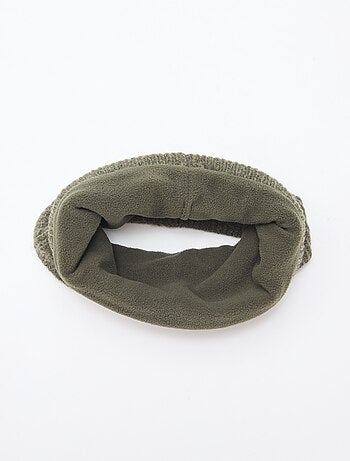 Snood in maglia tinta unita