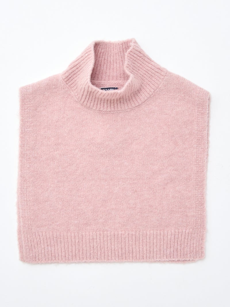 Snood plastron collo alto Rosa - Kiabi