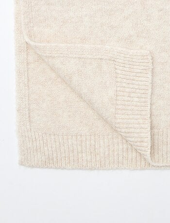 Snood plastron tinta unita