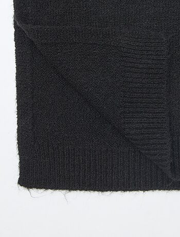 Snood plastron tinta unita