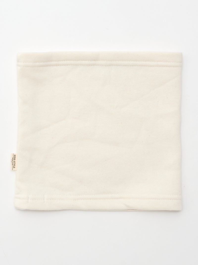 Snood tinta unita foderato Beige - Kiabi