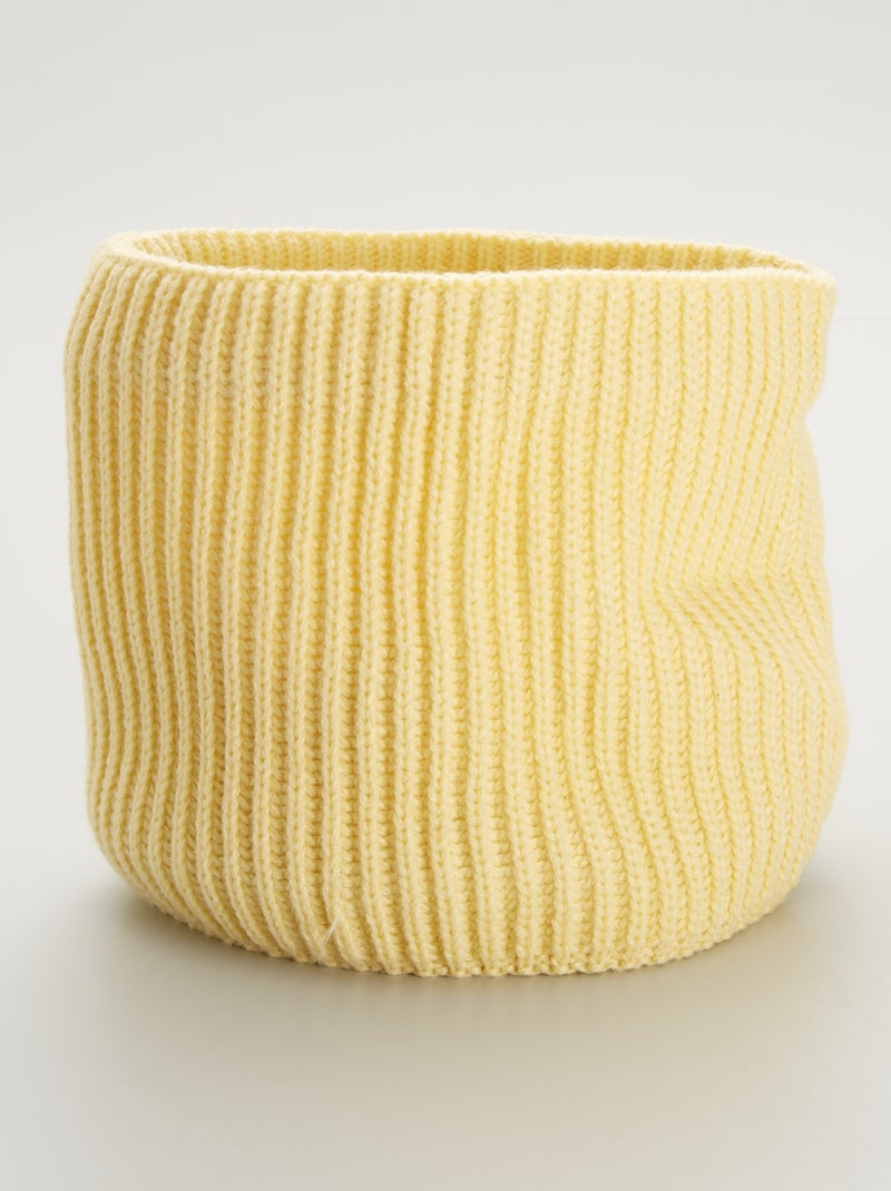 Snood tinta unita GIALLO - Kiabi