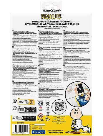 Snoopy 11'' tavoletta Eink multicolore per l'apprendimento del disegno con stencil