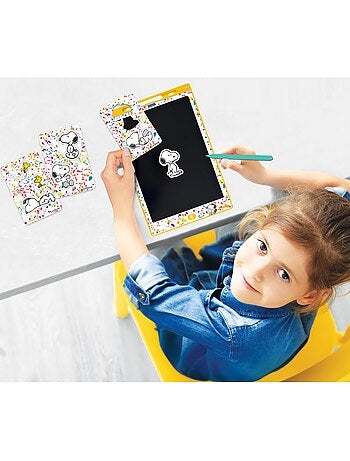 Snoopy 11'' tavoletta Eink multicolore per l'apprendimento del disegno con stencil